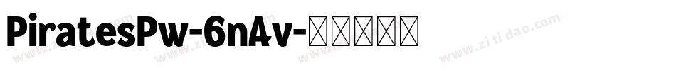 PiratesPw-6nAv字体转换