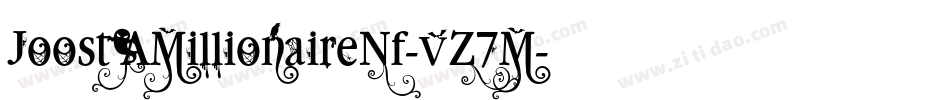 JoostAMillionaireNf-vZ7M字体转换