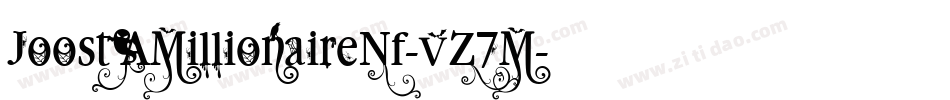 JoostAMillionaireNf-vZ7M字体转换