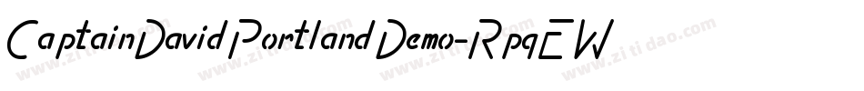 CaptainDavidPortlandDemo-RpqEW字体转换