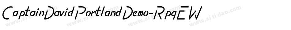 CaptainDavidPortlandDemo-RpqEW字体转换