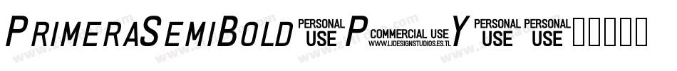 PrimeraSemiBold-P5Y2字体转换