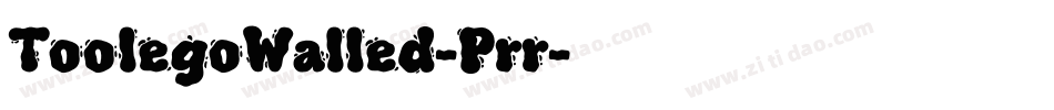 ToolegoWalled-Prr字体转换