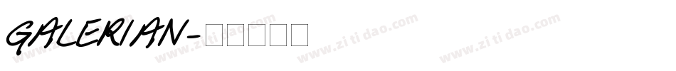 GALERIAN字体转换