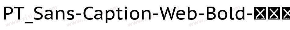 PT_Sans-Caption-Web-Bold字体转换