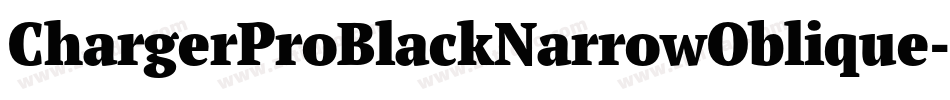 ChargerProBlackNarrowOblique-Y5Yq字体转换