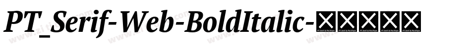 PT_Serif-Web-BoldItalic字体转换