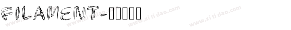 FILAMENT字体转换