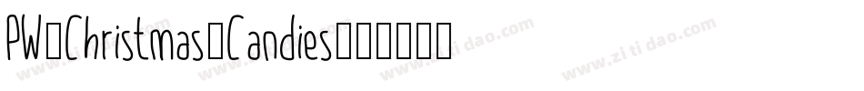 PW-Christmas-Candies字体转换