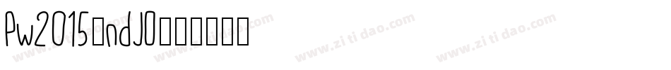 Pw2015-ndJO字体转换