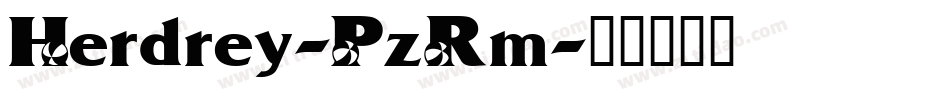 Herdrey-PzRm字体转换
