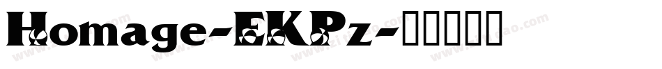Homage-EKPz字体转换
