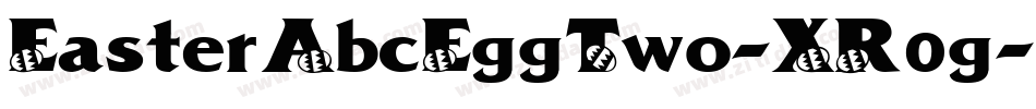 EasterAbcEggTwo-XR0g字体转换