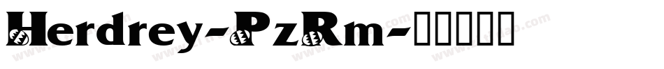 Herdrey-PzRm字体转换