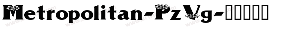 Metropolitan-PzVg字体转换