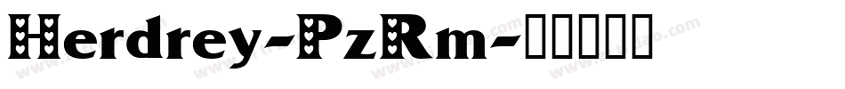 Herdrey-PzRm字体转换