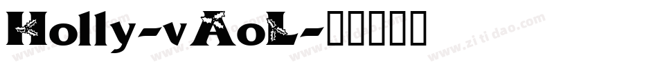 Holly-vAoL字体转换