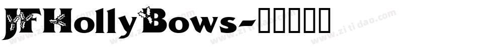JFHollyBows字体转换