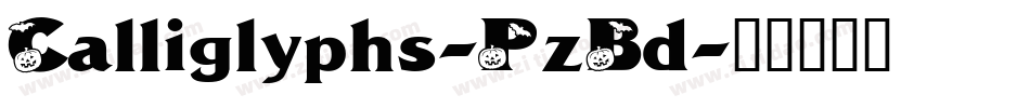 Calliglyphs-PzBd字体转换