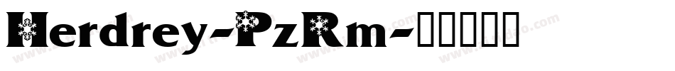 Herdrey-PzRm字体转换