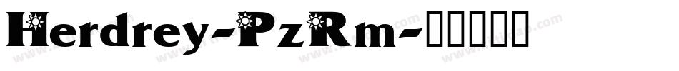 Herdrey-PzRm字体转换