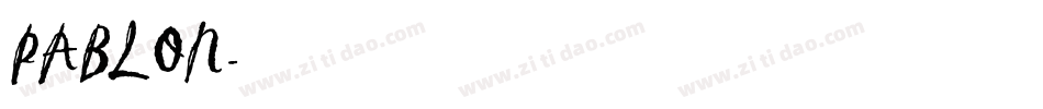 PABLON字体转换