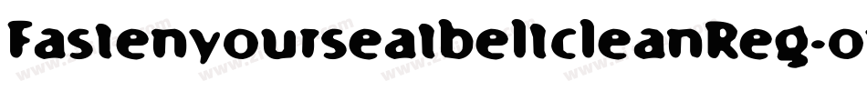 FastenyourseatbeltcleanReg-oyyV字体转换
