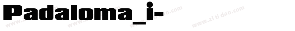 Padaloma_i字体转换