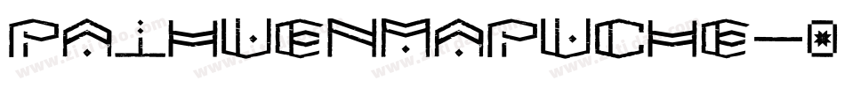 PaihuenMapuche字体转换
