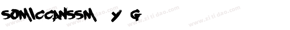 SomicCansSm-8Y0g字体转换