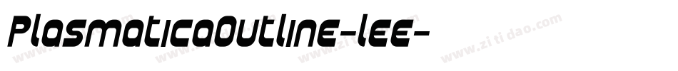 PlasmaticaOutline-lee字体转换