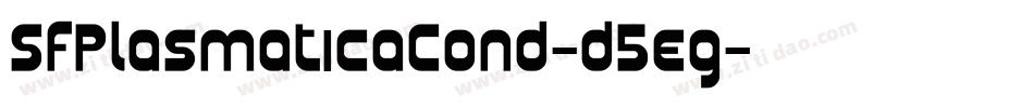 SfPlasmaticaCond-d5eg字体转换