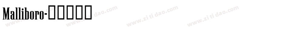 Malliboro字体转换