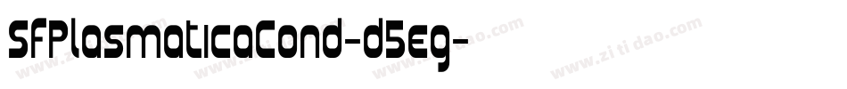 SfPlasmaticaCond-d5eg字体转换