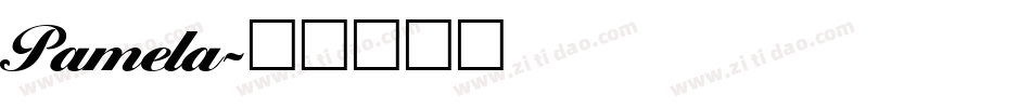 Pamela字体转换