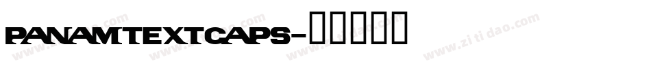 PanAmTextCaps字体转换