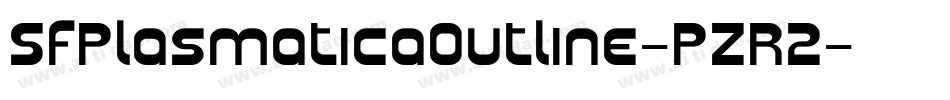SfPlasmaticaOutline-PZR2字体转换