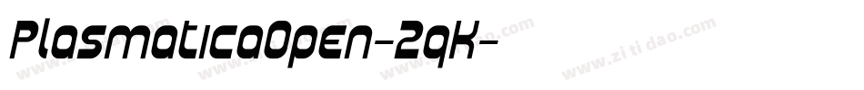 PlasmaticaOpen-2qK字体转换