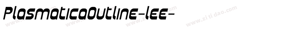 PlasmaticaOutline-lee字体转换