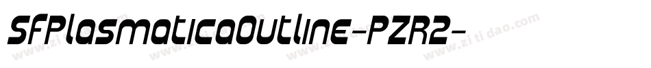 SfPlasmaticaOutline-PZR2字体转换