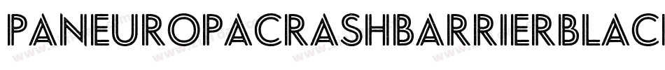 PaneuropaCrashBarrierBlack-OM6O字体转换 PaneuropaCrashBarrierBlack-OM6O字体转换