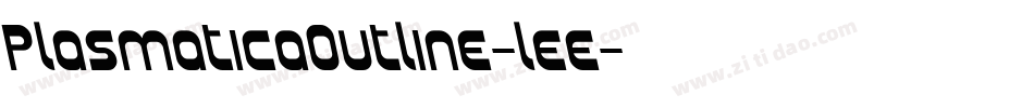 PlasmaticaOutline-lee字体转换