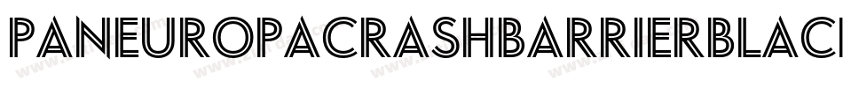 PaneuropaCrashBarrierBlack-OM6O字体转换 PaneuropaCrashBarrierBlack-OM6O字体转换