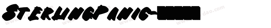 SterlingPanic字体转换