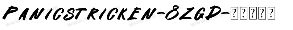 Panicstricken-8zgD字体转换