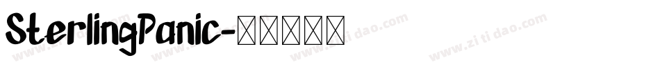 SterlingPanic字体转换