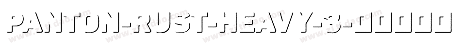 Panton-Rust-Heavy-3字体转换
