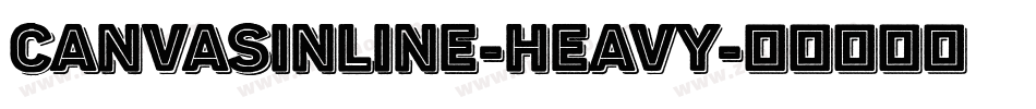 CanvasInline-Heavy字体转换