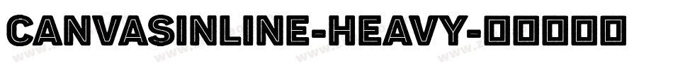 CanvasInline-Heavy字体转换