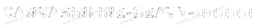 CanvasInline-Heavy字体转换
